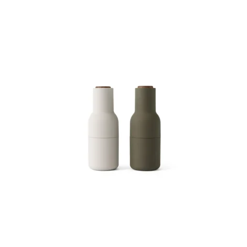 Audo Bottle Grinder Sát af 2 Hunting Green/Beige/Walnut