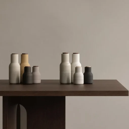 Audo Bottle Grinder Sát af 2 Hunting Green/Beige/Walnut