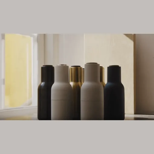 Audo Bottle Grinder Sát af 2 Hunting Green/Beige/Walnut