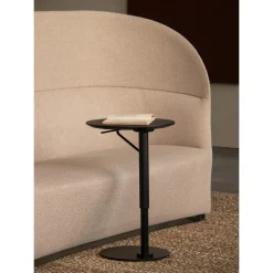 Audo Branch Sidebord Sort/Linoleum Charcoal