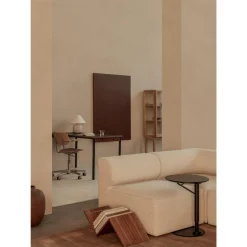 Audo Branch Sidebord Sort/Linoleum Charcoal