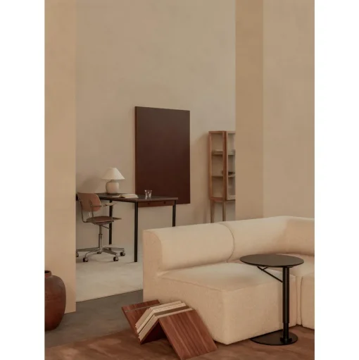 Audo Branch Sidebord Sort/Linoleum Charcoal