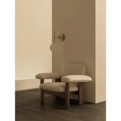 Audo Brasilia Lánestol Lav Ryg Valnød/Cabanon