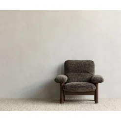 Audo Brasilia Lánestol Mørk Eg/Bouclé