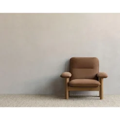 Audo Brasilia Lánestol Mørk Eg/Bouclé