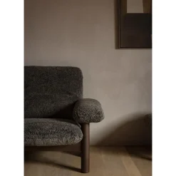 Audo Brasilia Lánestol Mørk Eg/Bouclé