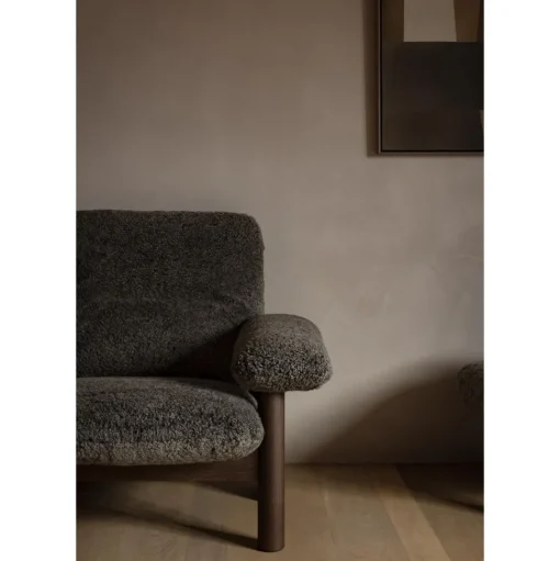 Audo Brasilia Lánestol Mørk Eg/Bouclé