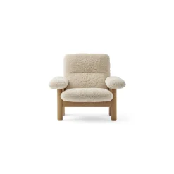 Audo Brasilia Lánestol Natural Eg/Sheepskin Curly