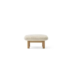 Audo Brasilia Skammel Natural Eg/Sheepskin Curly