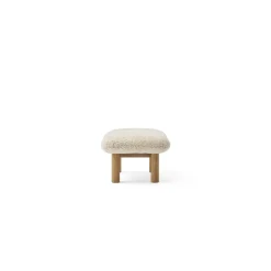 Audo Brasilia Skammel Natural Eg/Sheepskin Curly