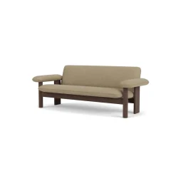 Audo Brasilia Sofa 2-Personers Mørkbejdset Eg/Audo Bouclé