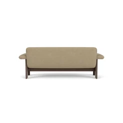 Audo Brasilia Sofa 2-Personers Mørkbejdset Eg/Audo Bouclé