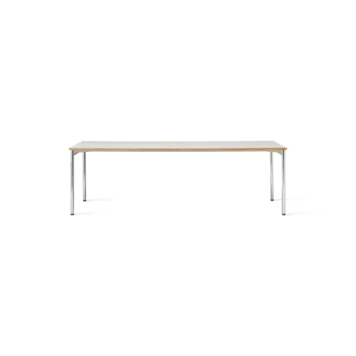 Audo Co Spisebord 240x100 Krom/Laminate Creme