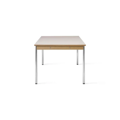 Audo Co Spisebord 240x100 Krom/Laminate Creme