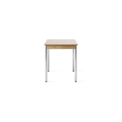 Audo Co Spisebord 140x70 Krom/Laminate Creme