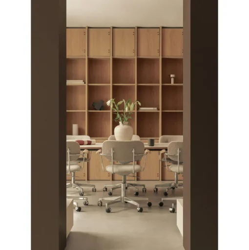 Audo Co Spisebord 140x70 Krom/Laminate Creme