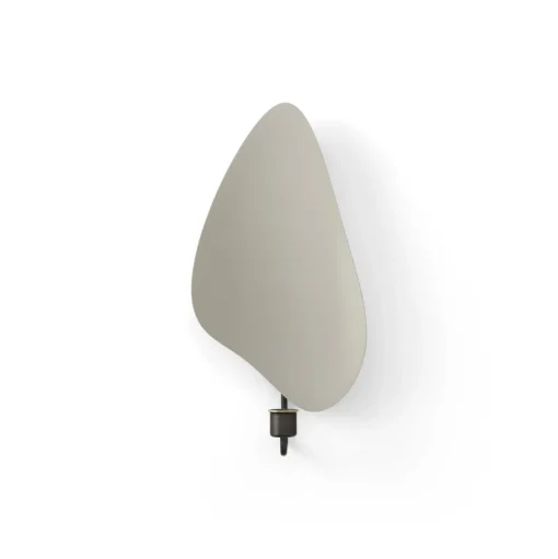Audo Flambeau Váglysestage H34 Bruneret Messing/Grå
