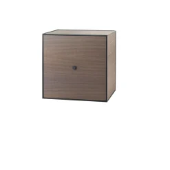 Audo Frame 49 Med Dør og Hylde 42x49x49 Røget Eg