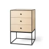 Audo Frame 49 Sidebord Med 3 Skuffer Eg