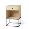 Audo Frame 49 Sidebord Med 1 Skuffe Eg