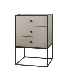 Audo Frame 49 Sidebord Med 3 Skuffer Sand