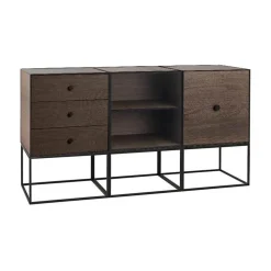 Audo Frame 49 Trio Kommode Røget Eg