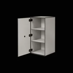 Audo Frame Skab 70 med Låge & 2 Hylder Sand
