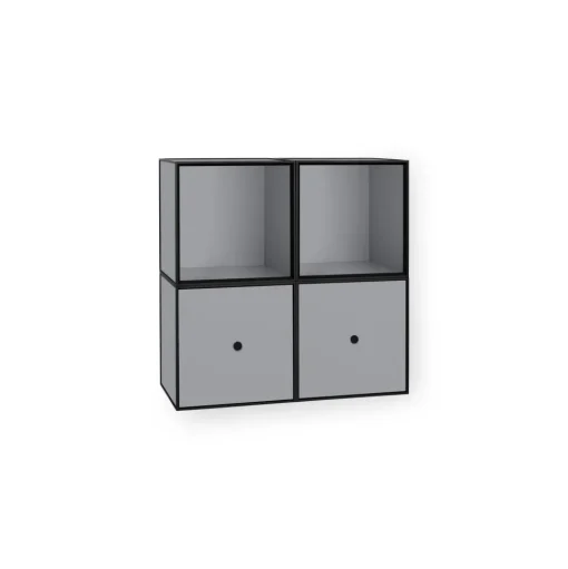 Audo Frame Square Reol Standard Mørkegrå