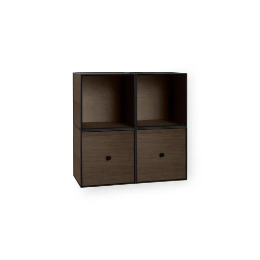 Audo Frame Square Reol Standard Røget Eg