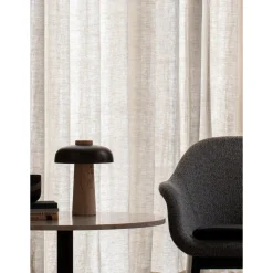 Audo Harbour Column Sofabord Sort / Charcoal Linoleum