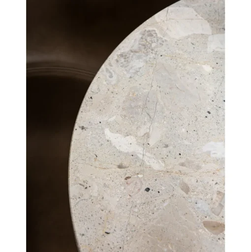 Audo Harbour Column Sofabord Sort / Charcoal Linoleum