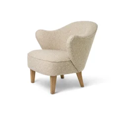 Audo Ingeborg Lánestol Natural Eg/Vegetabilske Knapper/0001 Beige