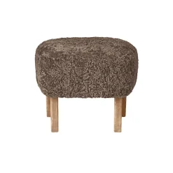 Audo Ingeborg Ottoman Natural Eg/Sheepskin Sahara