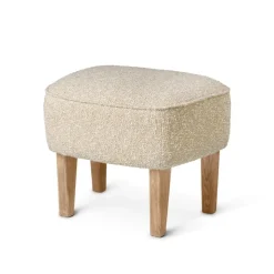 Audo Ingeborg Ottoman Natural Eg/0001 Beige
