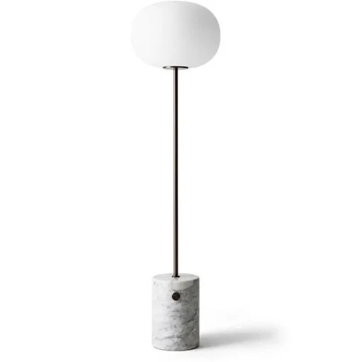 Audo JWDA Gulvlampe Hvid Marmor & Bruneret Messing