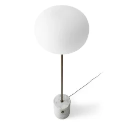 Audo JWDA Gulvlampe Hvid Marmor & Bruneret Messing