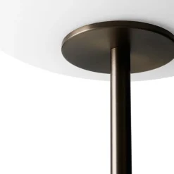 Audo JWDA Gulvlampe Hvid Marmor & Bruneret Messing
