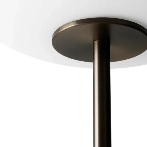 Audo JWDA Gulvlampe Hvid Marmor & Bruneret Messing