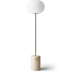 Audo JWDA Gulvlampe Travertin Marmor & Messing