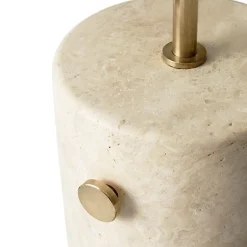 Audo JWDA Gulvlampe Travertin Marmor & Messing