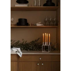 Audo Kubus 4 Lysestage Hvid
