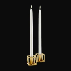 Audo Kubus Micro Lysestage Gold Plated 2 Stk.