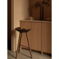 Audo ML42 Counter Barstol Brunolieret Eg/Stål