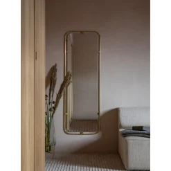 Audo Nimbus Spejl Rektangulár Poleret Messing
