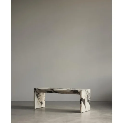 Audo Plinth Bridge Sofabord Calacatta Viola Marmor