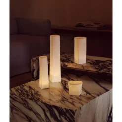 Audo Plinth Bridge Sofabord Calacatta Viola Marmor