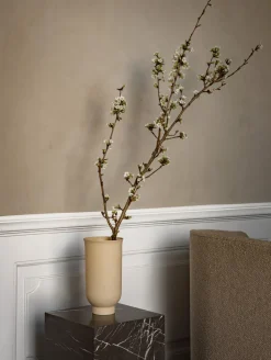 Audo Plinth Sofabord Høj Grå Kendzo Marmor