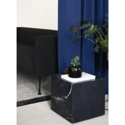 Audo Plinth Sofabord Kubik Marquina Marmor