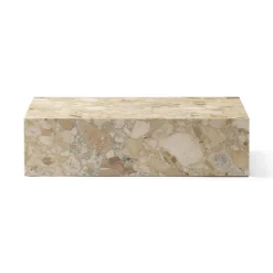 Audo Plinth Sofabord Lav Kunis Breccia Marmor