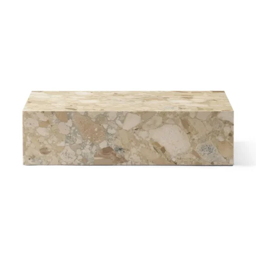 Audo Plinth Sofabord Lav Kunis Breccia Marmor